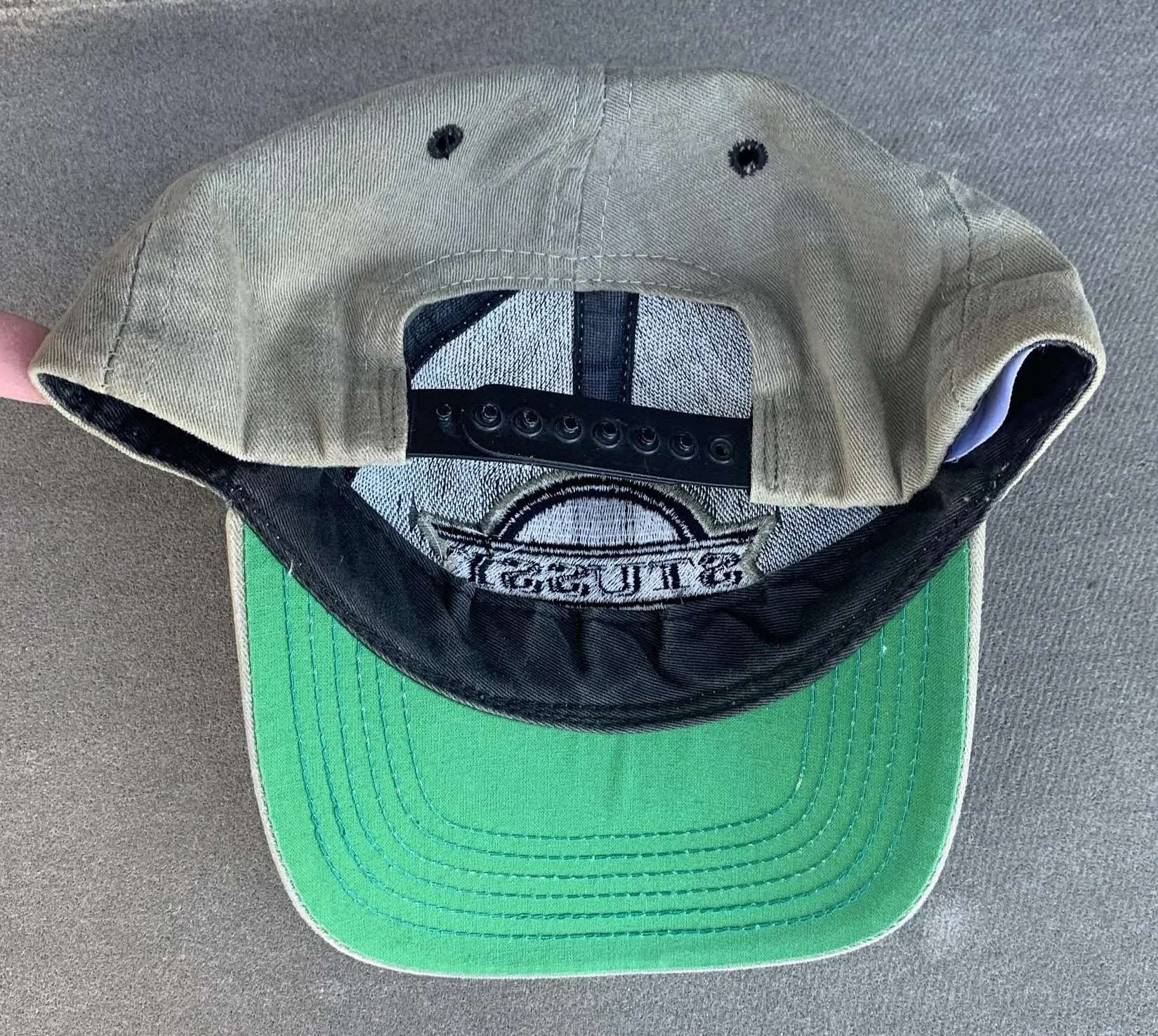 帽子 VINTAGE OLD STUSSY HAT MADE IN USA Vintage Stussy Hat Cap Strapback Black Red Logo Skater Made